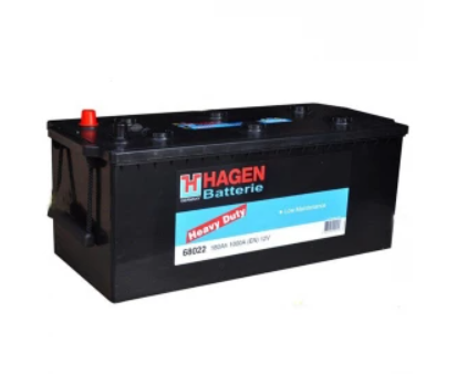 Акумулятор HAGEN BATTERIE Heavy Duty 12V 180Ah 1000A L+ 513 мм х 223 мм х 223 мм (68022)